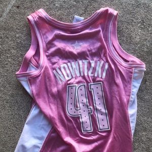 SOLD Dallas Mavericks Nowitzki Pink Jersey